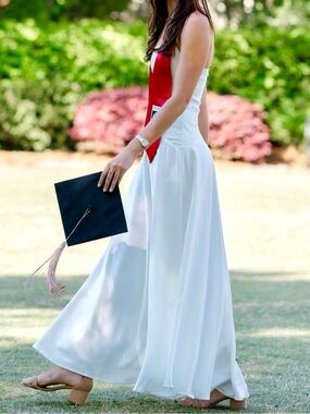 Revolve White long dress